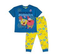SPONGEBOB SQUAREPANTS Boys Pyjamas Bikini Bottom Buddies Patrick Gary Trouser Pjs Nightwear 5-6 Years Blue
