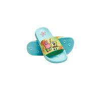 SpongeBob SquarePants Boy's SpongeBob Sliders in Blue | Size: Infant 10 Spongebob Squarepants Blue Infant 10