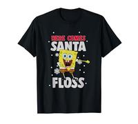 SpongeBob SquarePants Christmas Here Comes Santa Floss T-Shirt