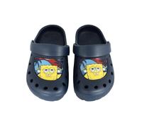 Spongebob Squarepants Clogs for Boys - Palm Tree Children's Sandals Mules Garden Shoes Non-Slip Dark Blue, darkblue, 9/10 UK Child