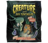 SpongeBob SquarePants Creature With Six Tentacles Silky Supersoft Blanket