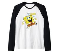 Spongebob Squarepants Dare to Be Square Happy Raglan Baseball Tee