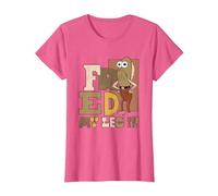 Spongebob Squarepants Fred My Leg!!! Distressed Portrait T-Shirt, Women, Pink Heather, Large