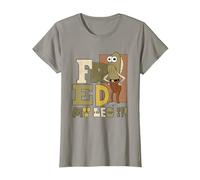 Spongebob Squarepants Fred My Leg!!! Distressed Portrait T-Shirt, Women, Slate Grey, Small