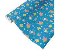 SPONGEBOB SQUAREPANTS Friends Gift Wrap - Officially Licensed - 144 in x 30 in
