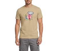 Spongebob Squarepants Gary The Snail Meow Men's T-Shirt Sand Beige