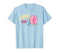 Spongebob Squarepants Gary The Snail T-Shirt, Men, Baby Blue, 3X-Large