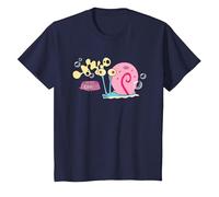Spongebob Squarepants Gary The Snail T-Shirt, Youth, Navy Blue, 2T