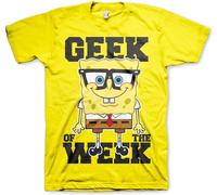 SpongeBob SquarePants Geek Of The Week T-Shirt Yellow