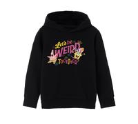 SpongeBob SquarePants Girls Black Let's Be Weird Together Hoodie - 7-8 Years