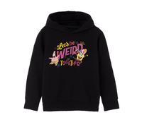 SpongeBob SquarePants Girl's Let's Be Weird Together Hoodie | Girls Black | Officially Licensed Merch | Size: 13-14 Years Spongebob Squarepants Black 13-14 Years