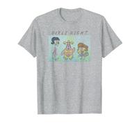 Spongebob Squarepants Girls Night Dress Up Panel T-Shirt, Men, Heather Grey, 5X-Large