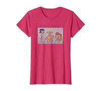 Spongebob Squarepants Girls Night Dress Up Panel T-Shirt, Women, Red Heather, Large