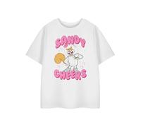SpongeBob SquarePants Girls White Sandy Cheeks Short Sleeved T-Shirt - 13-14 Years