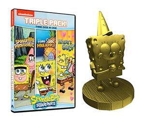 Spongebob Squarepants: Goes Prehistoric / Home Sweet Pineapple / Where's Gary & Gold Gnerd Gnome (DVD + Garden Gnome)