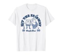 Spongebob Squarepants Golf Hit The Fairway 1999 Retro T-Shirt, Men, White, Medium
