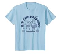 Spongebob Squarepants Golf Hit The Fairway 1999 Retro T-Shirt, Youth, Baby Blue, 2T