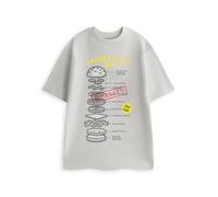 SpongeBob SquarePants Grey Krabby Patty Dna Short Sleeved T-Shirt Unisex