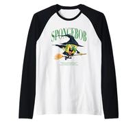 Spongebob Squarepants Halloween Spongebob Witch Costume Raglan Baseball Tee