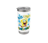 Spongebob Squarepants Here Comes Awesome! Stainless Steel Insulated Tumbler