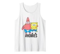 SpongeBob SquarePants #Homies Patrick & SpongeBob Shot Tank Top