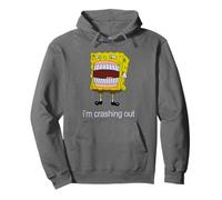 SpongeBob SquarePants I'm Crashing Out Meme Funny Cartoon Pullover Hoodie