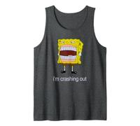 Spongebob Squarepants I'm Crashing Out Meme Funny Cartoon Tank Top
