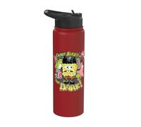 Spongebob Squarepants Im Not Afraid of The Dark! Stainless Steel Insulated Water Bottle