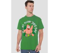 Spongebob Squarepants It'S St. Patrick'S Day T-Shirt, Black | Size: 5XL Spongebob Black 5XL