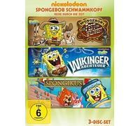SpongeBob SquarePants Journey Through Time - 3 Movies - 3 DVD's/NEW/ORIGINAL ...