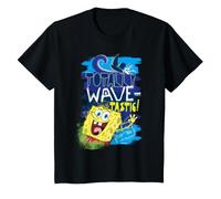Spongebob Squarepants Kids Surf Waves Fun Sports 90s Retro T-Shirt