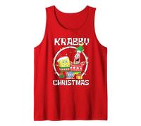Spongebob Squarepants Krabby Christmas Best Friends Portrait Tank Top