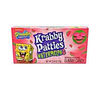 Spongebob Squarepants Krabby Patties Watermelon Gummy Candy 72g (Pack of 3)