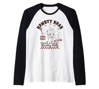 Spongebob Squarepants Krusty Krab Krabby Patty Cartoon Raglan Baseball Tee