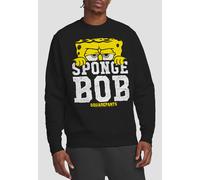 Spongebob Squarepants Large Icon Unisex Crew Sweatshirt, Black Spongebob Black XXL