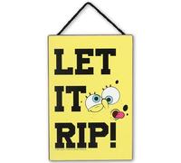 SpongeBob SquarePants Let It Rip Hanging Wood Wall Decor