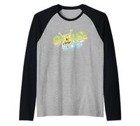 Spongebob Squarepants Logo Happy Face Raglan Baseball Tee