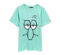 SpongeBob SquarePants Mens Green Squidward Short Sleeved T-Shirt - XXX-Large