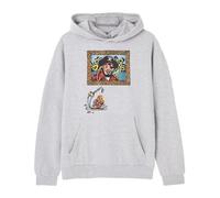 SpongeBob SquarePants Mens Hoodie | Grey Artistic Gary Graphic Hooded Sweatshirt For Adults | Relaxed Fit Classic 90s Cartoon Apparel | Warm & Nostalgic Sponge Bob Hoody Apparel Gift for Him