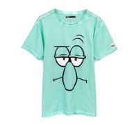 SpongeBob SquarePants Men's Short Sleeved T-Shirt | Green | Official | Size: Medium Spongebob Squarepants Green M