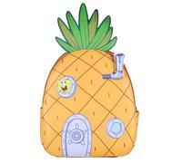 SpongeBob Squarepants Mini Backpack Pineapple Bikini Bottom 3D Design Purse Bag, Multicolored, One Size
