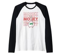 Spongebob Squarepants Mr. Krabs Money Stack Raglan Baseball Tee