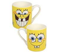 Spongebob Squarepants Mug for Children - Smile Children's Cup Children's Cup Drinking Cup Ceramic 230 ml Yellow