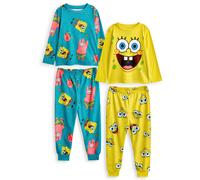 Multi-Pack of 2 Long Sleeve Long Leg Pyjama Set Spongebob Squarepants Multi 11-12 Years
