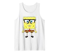 Spongebob Squarepants Nerd Glasses Big Face Tank Top