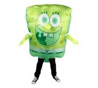 SpongeBob SquarePants Official Adult Inflatable Halloween Costume - Inflatable Jumpsuit with Built-In Fan and Battery Box