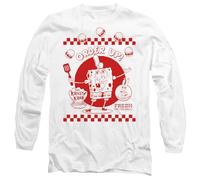 Spongebob Squarepants Order Up Unisex Adult Longsleeve T Shirt, White, Small