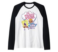 Spongebob Squarepants Pastel Krusty Krab Raglan Baseball Tee