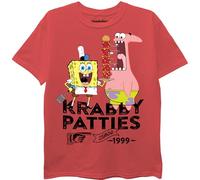 SPONGEBOB SQUAREPANTS Patrick Boys Getaway Solids T-Shirt Sizes 4-20 Red/Trip, Getaway Solids, 6-7