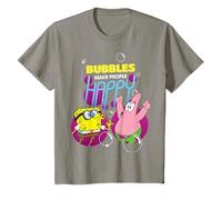 Spongebob Squarepants Patrick Bubble Classic Happy Friends T-Shirt